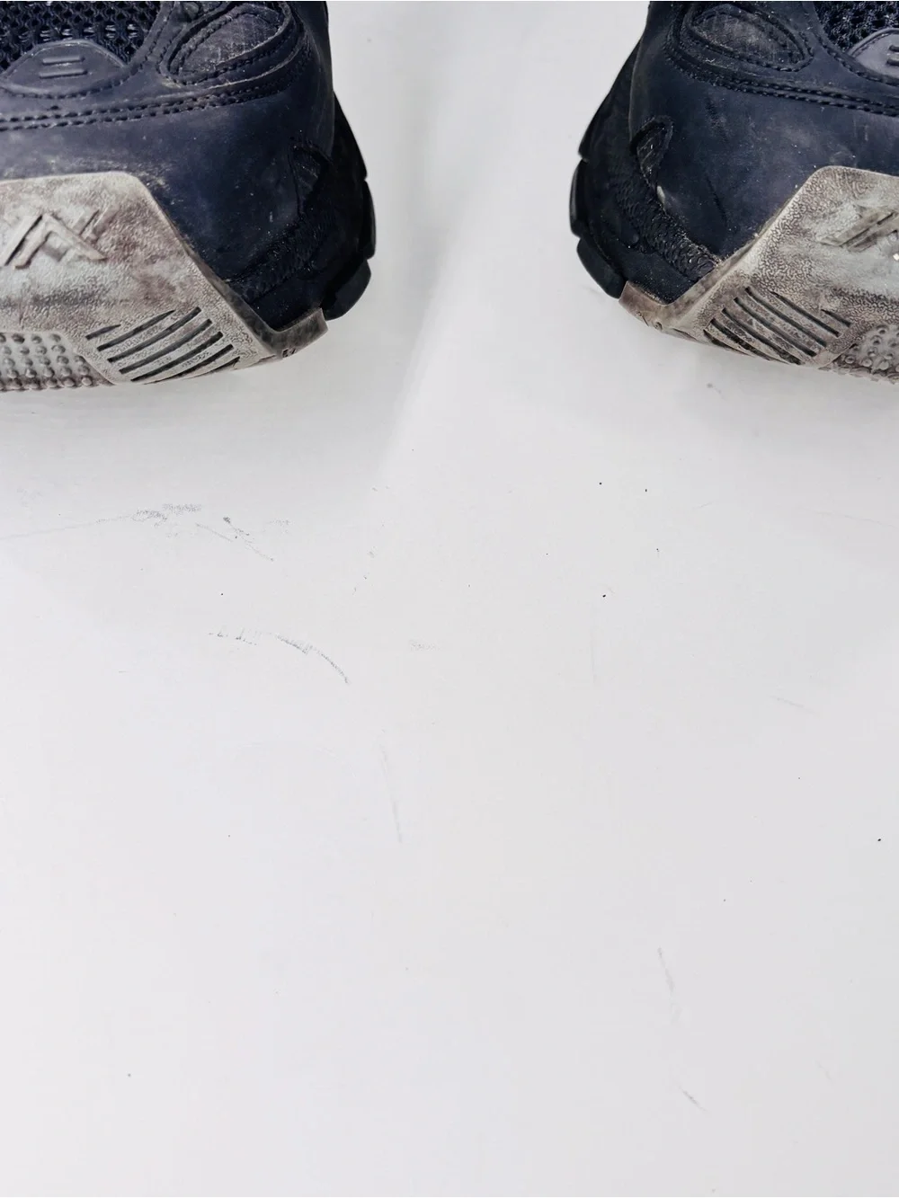Javi Black and White Sneakers with Chunky Sole and Breathable Upper